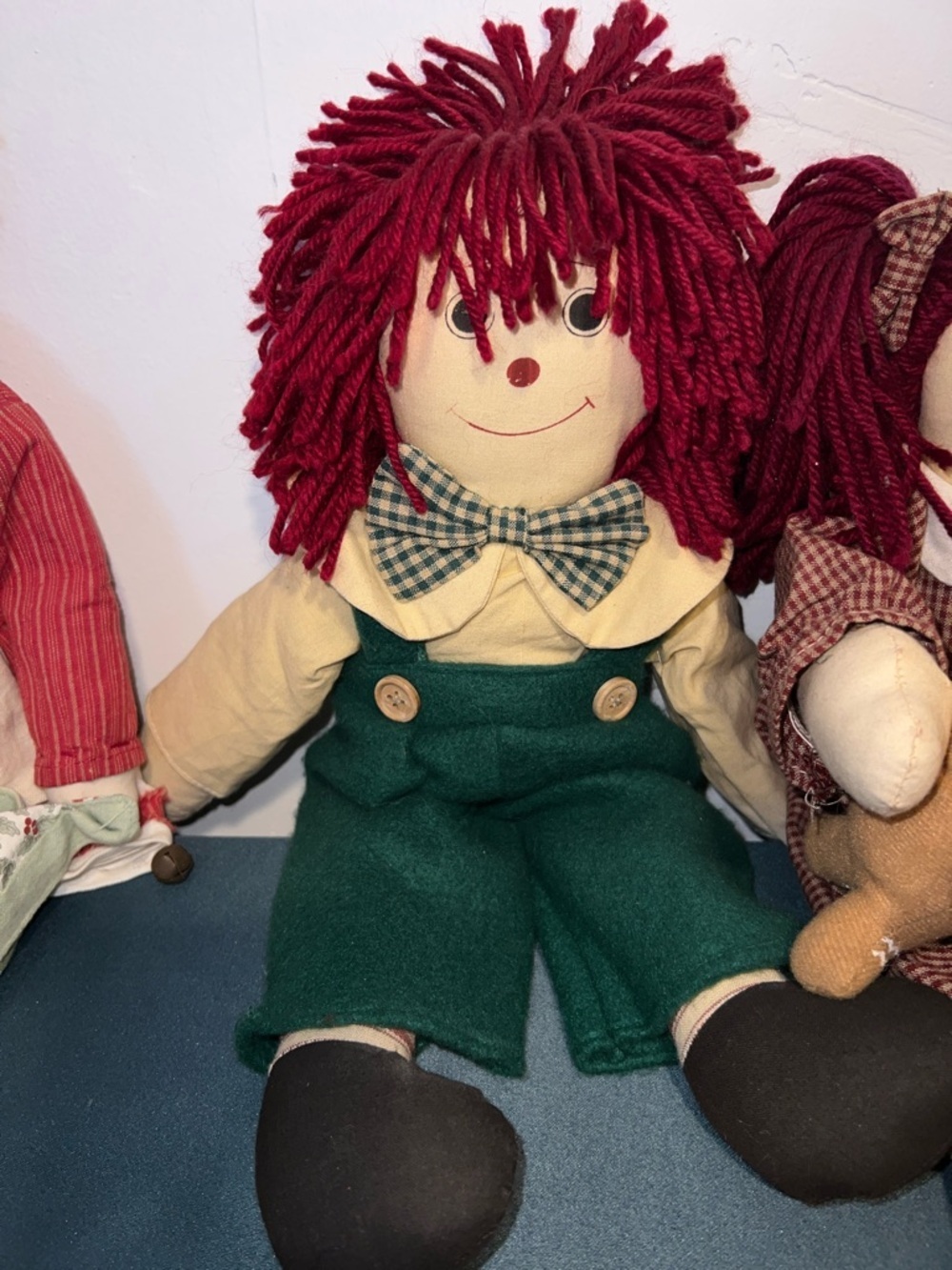 Raggedy Ann and Andy Red-Head Rag Dolls Collection - Soft Plush Kids Toys - Picture 7 of 8